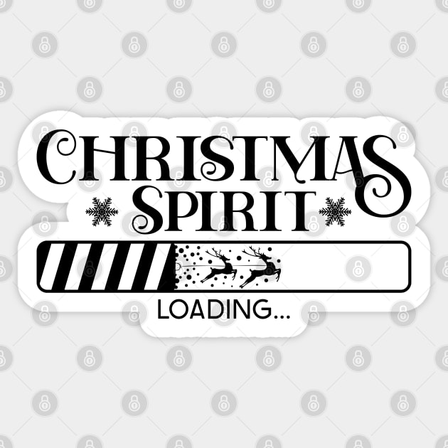 Christmas Spirit Loading Sticker by Pop Cult Store